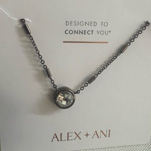 Alex & Ani Crystal Bezel Necklace